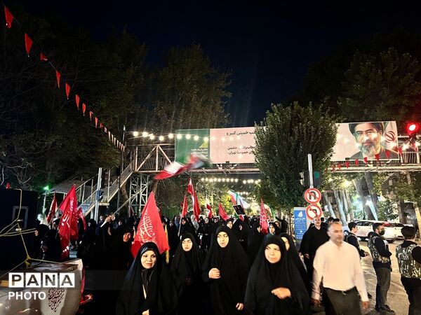 حضور باشکوه مردم کرج درصد و چهل و یکمین شب از تجمعات مردمی