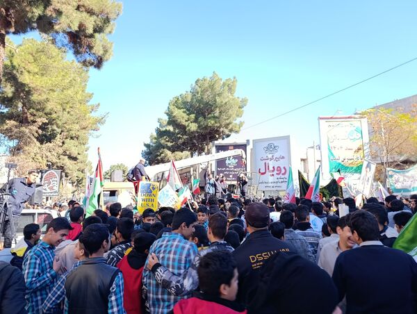 فریاد استقلال و آزادی در طنین ۱۳ آبان در تربت حیدریه