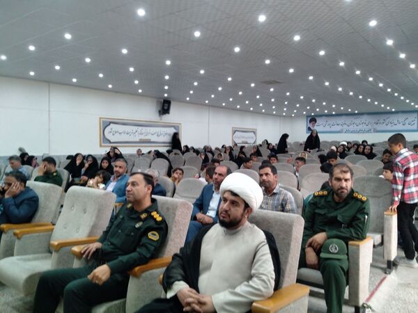 مراسم اختتامیه کلاس‌های تابستانی دارالقرآن بسیج شهرستان خلیل‌آباد
