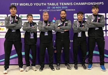 شکست تیم ملی پینگ‌پنگ نوجوانان ایران در یک قدمی مدال قهرمانی جهان