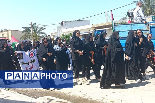 راهپیمایی روز قدس در سعدآباد