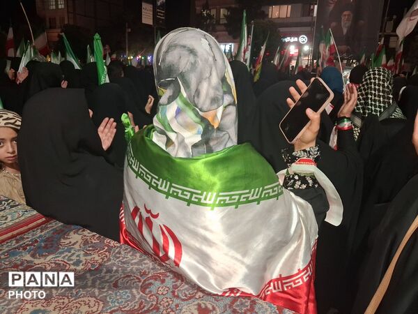  هفتاد و چهارمین شب عاشورایی مردم غیور نیشابور در بلوار فضل