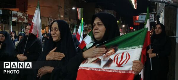 مراسم راهپیمایی و عزاداری برای تشییع رهبر شهید در گچساران 