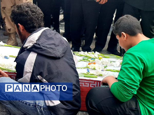 تشییع پیکر شهدای نیروی انتظامی مشهد مقدس