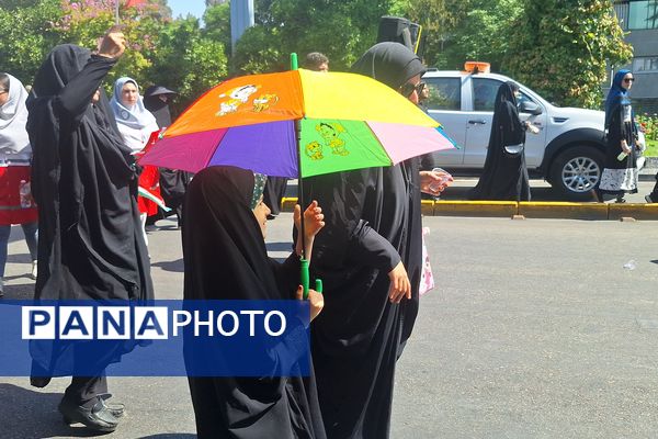 مراسم راهپیمایی جاماندگان اربعین حسینی در شیراز