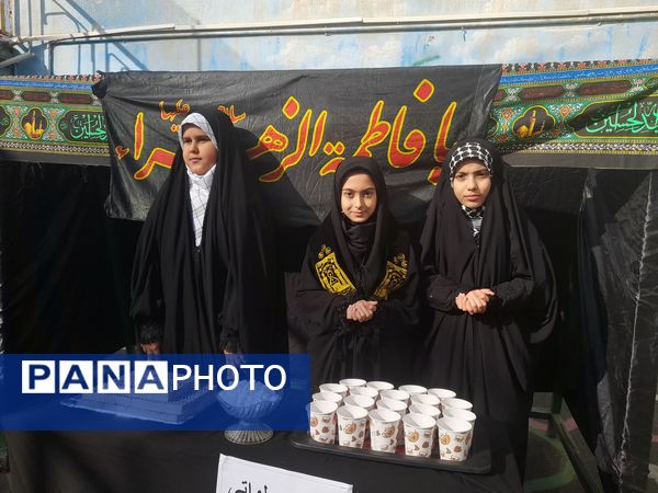 مراسم شهادت حضرت زهرا در دبستان شهید فیاض‌بخش ناحیه ۵ مشهد