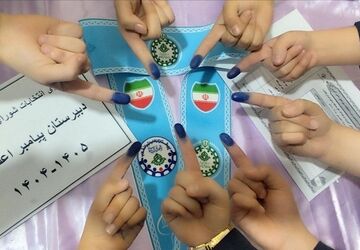 انتخابات شورای دانش آموزی در شهرستان خوی