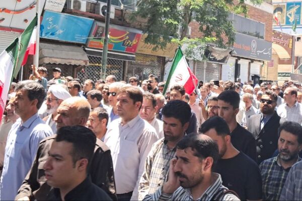 خروش مردم سنندج در راهپیمایی جمعه خشم و نصر