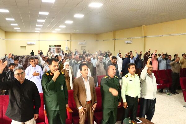 گردهمایی سران طوایف قلعه‌گنج در رزمایش بزرگ «فدائیان ولایت»