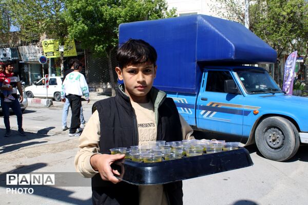 برگزاری مراسم عزاداری رهبر شهید در شهر آشخانه