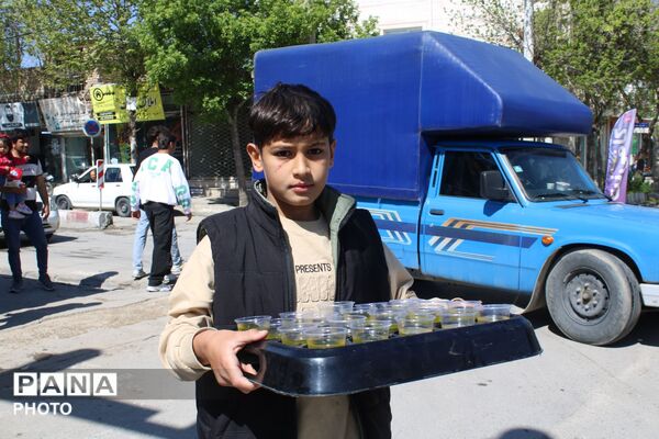 برگزاری مراسم عزاداری رهبر شهید در شهر آشخانه