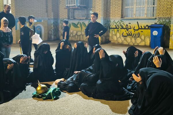 مراسم شهادت حضرت رقیه(س) در دبیرستان امام صادق (ع)  شیراز