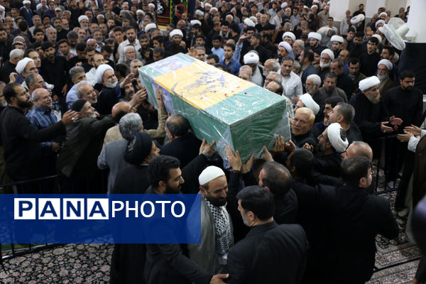 تشییع پیکر شهید مدافع حرم لشکر فاطمیون در قم