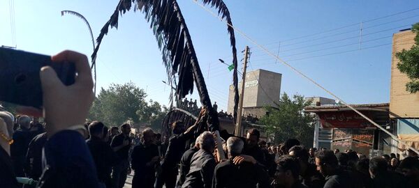 عزاداری مردم شهر بن در روز عاشورا 