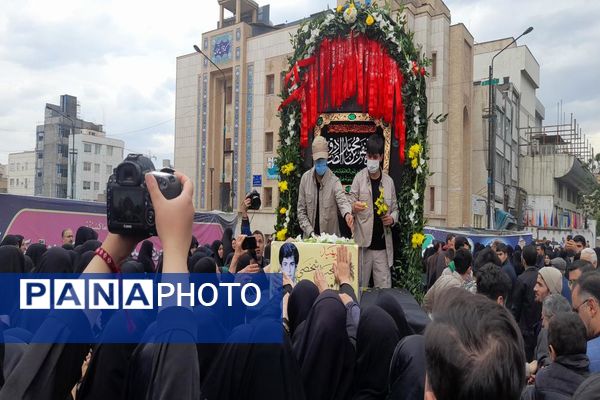 تشیع پیکر شهید مجید شخصی در مشهد