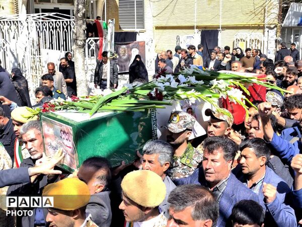 تشییع پیکر مطهر شهید والامقام سالار امامی‌فر