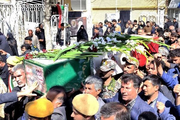 تشییع پیکر مطهر شهید والامقام سالار امامی‌فر