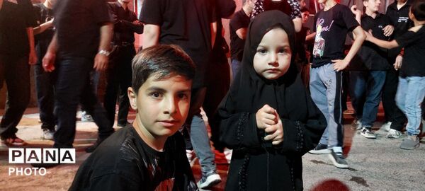 برگزاری آیین عزاداری حسینی در سامن