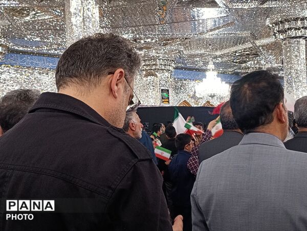 مراسم چهلم شهدای میناب در حرم مطهر رضوی 