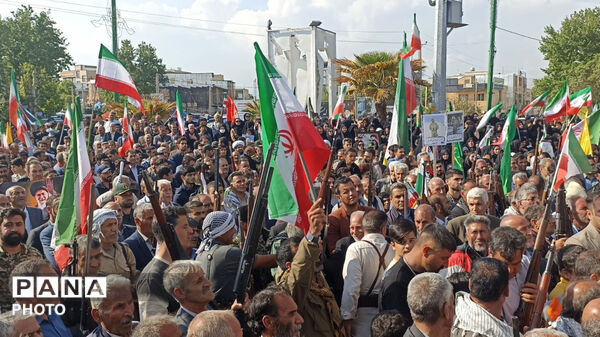  همبستگی مردمی در رزمایش جان فدا درکوهدشت