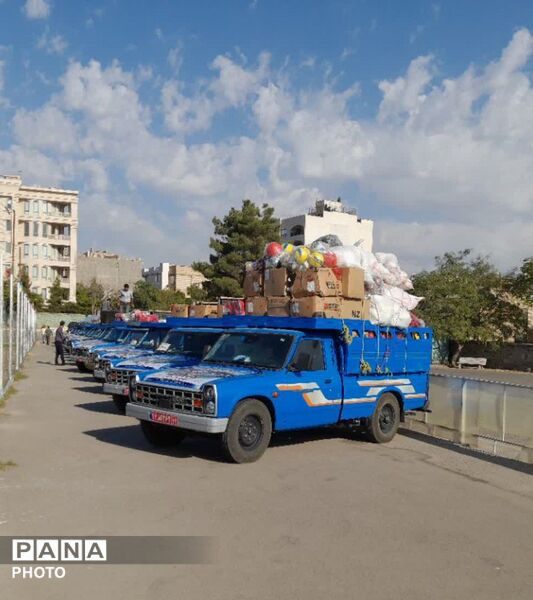کاروان طرح «مهر با نشاط» با ارسال ۱۲۷ هزار قلم کالای ورزشی و بهداشتی بدرقه شد
