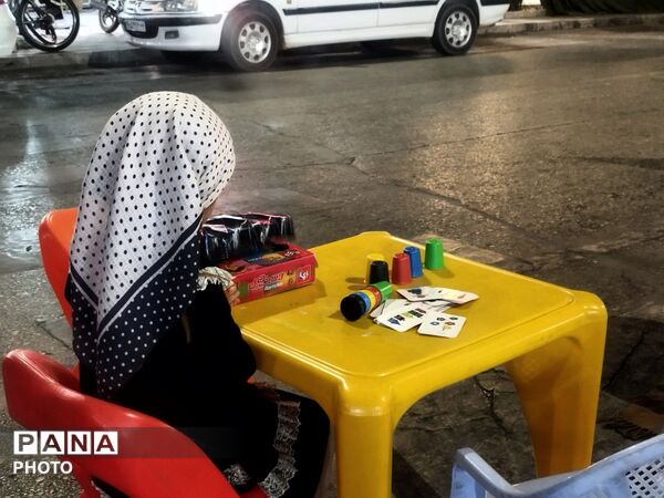 لحظات شاد کودکان در موکب فرهنگیان نیشابور