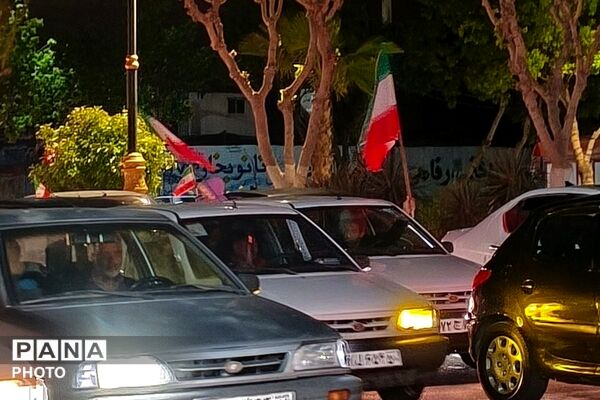 رژه خودرویی شبانه در بهارستان دو