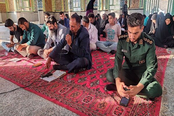 مراسم بزرگداشت و گرامیداشت یاد و خاطره دو تن از شهدای شهر بار نیشابور