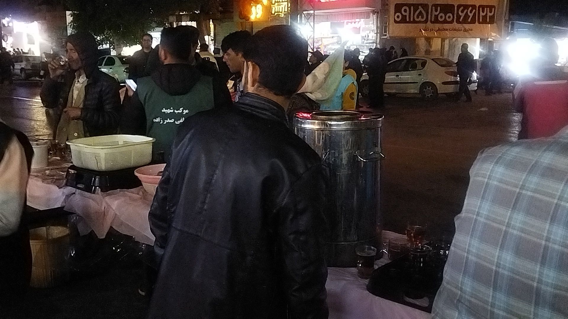گذری بر فعالیت موکب مردمی مصطفی صدر زاده در چهل و هشتمین شب از اجتماعات 