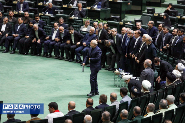 مراسم پاسداشت شهدای خدمت در مجلس