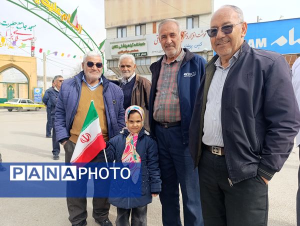 راهپیمایی ۲۲ بهمن در مشهدمرغاب