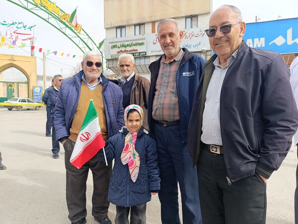 راهپیمایی ۲۲ بهمن در مشهدمرغاب