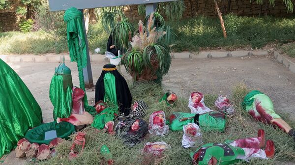 مراسم شیرخوارگان حسینی در مصلی بزرگ امام علی(ع) شهرستان ساوه