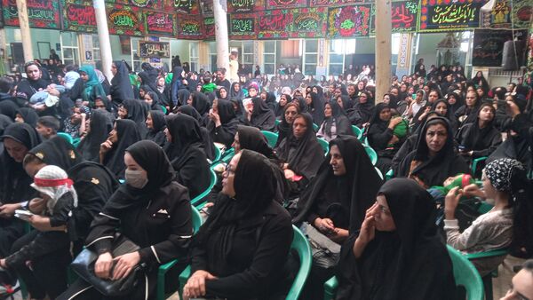 مراسم شیرخوارگان حسینی در حسینیه ولیعصر زرقان 