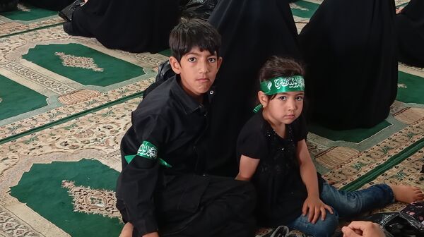 سربازان کوچک امام زمان در همایش شیرخوارگان حسینی شهرستان بن