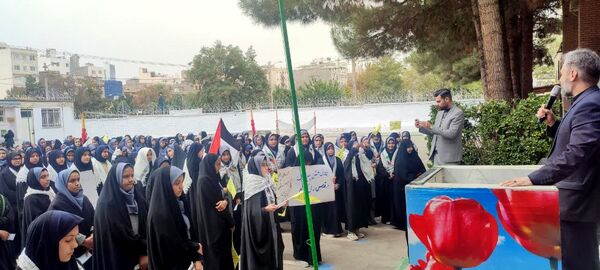 بزرگداشت شهید مقاومت شهید سید حسن نصرالله در ناحیه ۷ مشهد مقدس