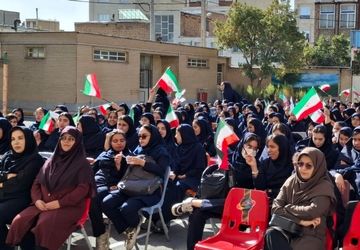 زنگ مدرسه، زنگ مقاومت؛ آغاز سال تحصیلی با یاد شهدا