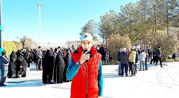 مراسم تشیع جانباز شهید مهدی نصری