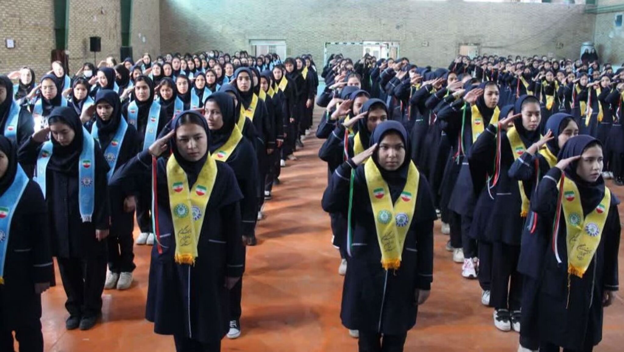 مانور یاوران انقلاب در سالن شهدای منطقه جوادآباد