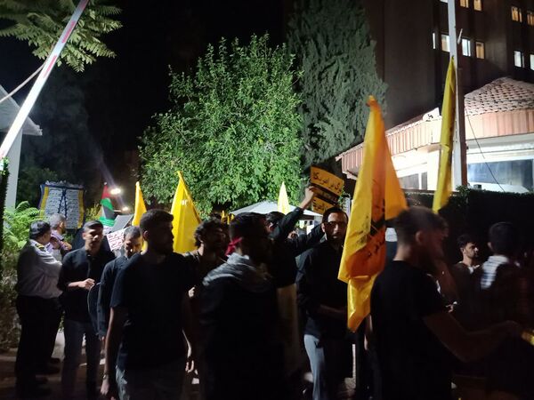 تجمع دانشجویان دانشگاه علوم پزشکی شیراز در محکومیت جنایت رژیم صهیونیستی