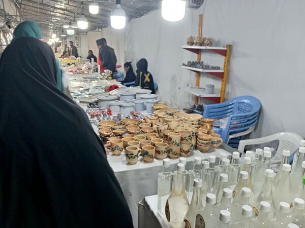 نمایشگاه صنایع دستی در محله طلاب مشهد