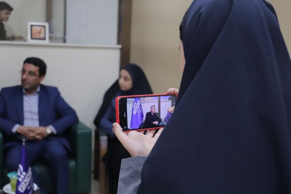 حضور مدیرکل فرهنگ و ارشاد اسلامی آذربایجان شرقی در دفتر خبرگزاری پانا استان به‌مناسبت روز خبرنگار