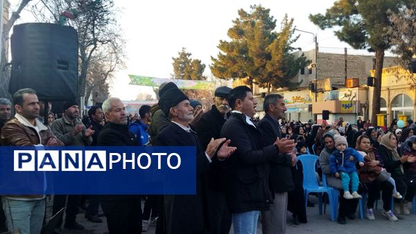 جشن میلاد حضرت مهدی ( عج) و اعیاد شعبانیه در خیابان امام خمینی نیشابور 