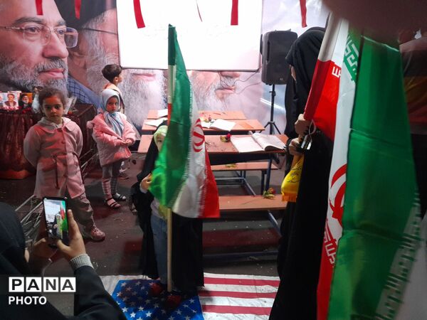 برپایی موکب اداره آموزش و پرورش ناحیه دو کرج در قرار شبانه