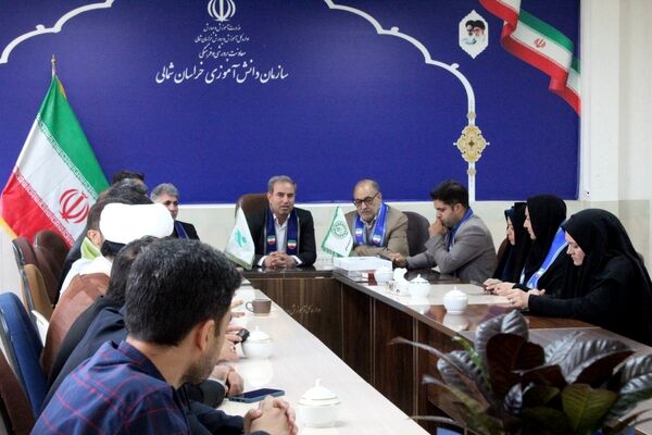 مراسم سالروز تاسیس سازمان دانش آموزی در خراسان شمالی