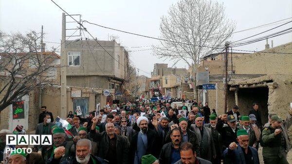 راهپیمایی روز جهانی قدس در شهر بار نیشابور