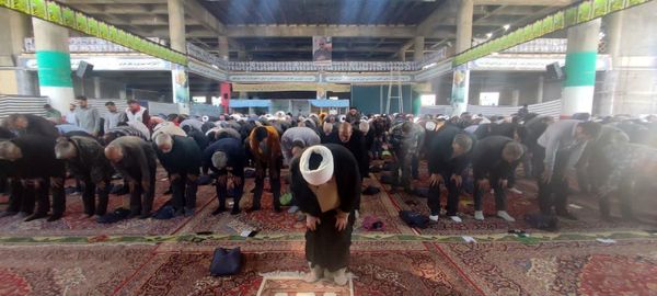 برگزاری با شکوه نماز جماعت عبادی سیاسی جمعه در شهرستان نورآباد