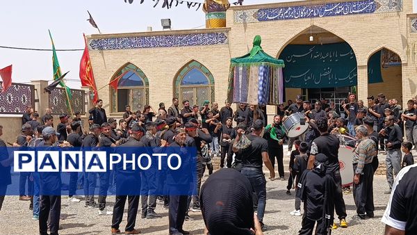 عزاداری در روستای مومن آباد قم