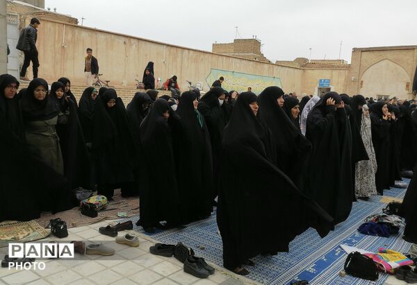نماز جمعه روز قدس در مسجد جامع شهرستان خلیل‌آباد
