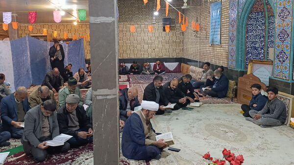 جشن ولادت امام عصر (عج)  در مسجد امام حسین شهر سفیددشت 